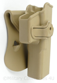 IMI Defense Glock 17 holster met koppel bevestiging coyote - 13 x 11 x 6 cm - nieuw - origineel