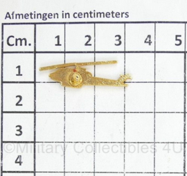 Klu Luchtmacht speld helikopter - 3 x 1 cm -  origineel