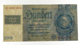 WO2 Duits 1937 Rentenbankschein - 100 Rentemark - origineel