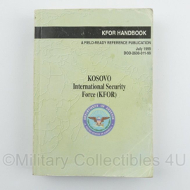 Handboek KOSOVO International Security Force KFOR Handbook - 12,5 x 2,5 x 17,5 cm - origineel