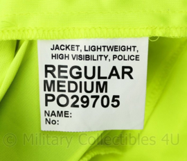 Britse Politie POLICE  jacket High Visibility - met reflecterende strepen - fluorgeel - meerdere maten - origineel