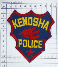 Amerikaanse Politie embleem American Kanosha Police patch - 11 x 9,5 cm - origineel