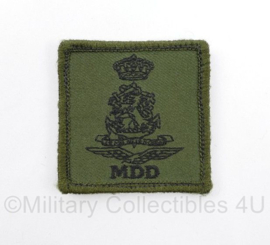 Defensie MDD Maatschappelijke Dienst Defensie borstembleem - met klittenband - 5 x 5 cm - origineel