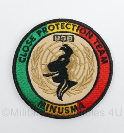 Close Protection Team Minusma embleem met klittenband - diameter 9 cm
