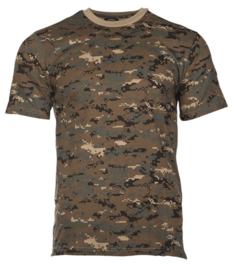 T shirt 100% katoen - USMC Digital Woodland Marpat camo - nieuw gemaakt