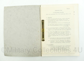 Handboek voor de reserve-officier der aan- en afvoertroepen - VS 2-1352 - uit 1961 - origineel