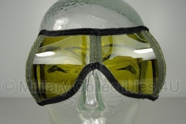 Stofbril met hoes - donkere hoes - origineel WO2 Duitse leger