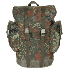 Duitse bergtroepen Gebirgsjäger rugzak Flecktarn 30 liter - 32 x 40 x 21  cm - nieuw gemaakt van origineel materiaal