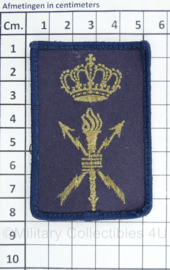 KM Koninklijke Marine Dienstgroep Technische Dienst na 2014 embleem met klittenband - 8 x 5 cm - Origineel