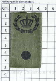 Defensie stafadjudant GVT epauletten paar - 7,5 x 4,5 cm - origineel