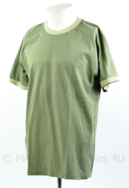 Defensie groen T-shirt - geschikt ongeschikt  - maat L - origineel