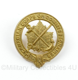 WW2 Canadian Corps of Commissionaires cap badge -  4,5 x 4 cm - origineel