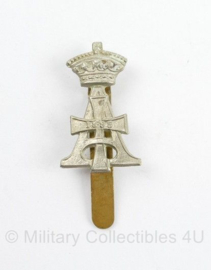 WO2 Britse Yorkshire Green Howards Regiment cap badge - King's crown - 4,5 x 1,5 cm - origineel