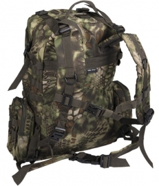 Defense pack MOLLE Mandra Wood camo  - formaat aanpasbaar aan iedere situatie! - met afneembare tassen