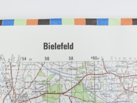 Duitse militaire stafkaart C3914 Bielefield - 1 : 100.000 - 74 x 56 cm - origineel