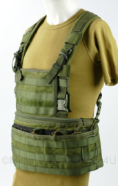 Clawgear MOLLE chest rig groen - verstelbare maat - licht gedragen - origineel