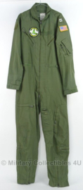 US Flyers Overall NOMEX type 1 Luchtmacht groen CAPTAIN - CWU 27 - maat 44L = 54 lang- origineel