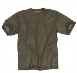 Shirt vochtregulerend warm weer - groen - Medium