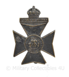 WW2 British cap badge The Kings Royal Rifle Corps Kings Crown - 6 x 4 cm - origineel