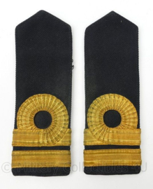 KM Koninklijke Marine epauletten Luitenant ter Zee der 2e Klasse - Zeldzaam - 13½ x 4½ cm - origineel