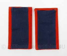BB Bescherming Bevolking epauletten brandweer - 9½ x 5¼ cm - origineel