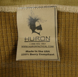 Huron ondershirt met col bruin - fabrikant Huron Tactical - maat Extra Large - nieuw - origineel