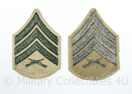 USMC US Marine Corps rang emblemen - Sergeant - 13 x 9 cm - origineel