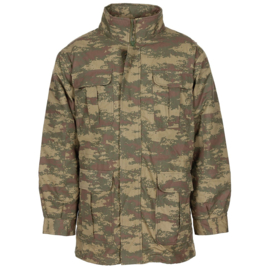 Turkse leger Model 2008 Camo parka MET dikke voering en capuchon - Nieuwstaat - maat 54 tm. 63 - origineel