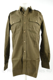 US officers shirt replica officiers Chocolate overhemd