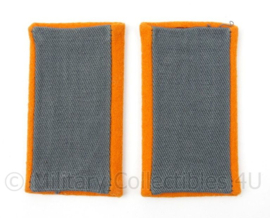 BB Bescherming Bevolking epauletten dienst sociale verzorging - 9½ x 5¼ cm - origineel