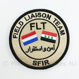 Defensie FLT Field Liaison Team SFIR embleem - met klittenband - diameter 9 cm
