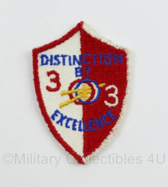 Embleem Distinction By excellence 33 - 7,5 x 5 cm - origineel