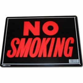 Metalen plaat "No Smoking" - 36x26 cm