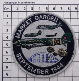 Market Garden embleem "september 1944"- met klittenband - diameter 9 cm