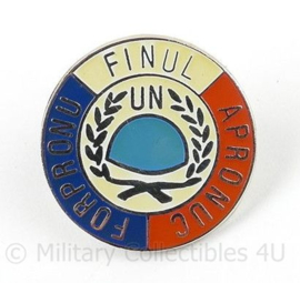 Frans UN FINUL APRONUC FORPRONU speldje - diameter 2 cm - origineel