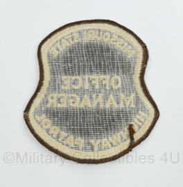Amerikaanse Politie embleem American Office Manager Missouri State Highway Patrol patch - 10,5 x 10 cm - origineel