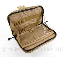 Defensie en Korps Mariniers coyote Profile Equipment MOLLE Office Pouch Raider Command - 25 x 17 x 3 cm - NIEUW - origineel