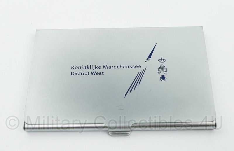 Kmar Marechaussee District West visitekaartjes houder - 6 x 9,5 cm - origineel