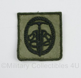 Defensie GVT Rotsklimmen borstembleem - 5 x 5 cm - origineel