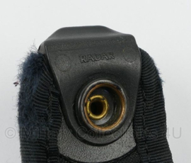 Politie baton slagstok koppel houder - zwart - 6 x 6 x 24 cm - origineel