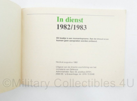 Defensie informatie boekje "In dienst" 1982-1083 - origineel