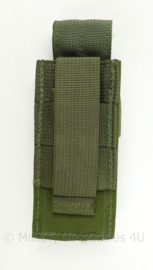 Defensie groene Glock 17 single mag pouch - 14 x 5 x 2½ cm - licht gebruikt - origineel