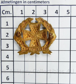 Britse pet insigne Inns of Court Regiment - 3,5 x 3,5 cm - origineel