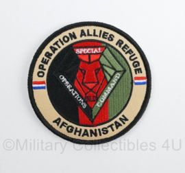 Operation Allies Refuge Afghanistan embleem met klittenband - diameter 9 cm