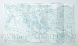 Royal Canadian Air Force Flight Information En Route Low Altitude Mediterranean East EU(L)11 - 26,5 x 12,5 cm - origineel