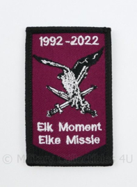 KL Nederlandse leger Luchtmobiele Brigade  embleem 1992 - 2022 - met klittenband - 8 x 5,5 cm