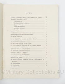Report by the Supreme Commander to the combined Chiefs of Staff on the operations in Europe of the Allied Expeditionary Force - 6 June 1944 to 8 May 1945 - 30,5 x 23 x 1 cm. - origineel 1945