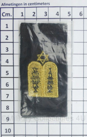 KL Nederlandse leger emblemen PAAR Rabbijn - 8 x 4 cm - origineel
