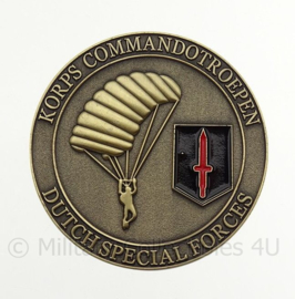 Metalen Coin penning KCT Korps Commandotroepen