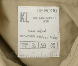 KL Nederlandse leger Dames overhemd khaki lange mouw - maat 42-4 - gedragen - origineel